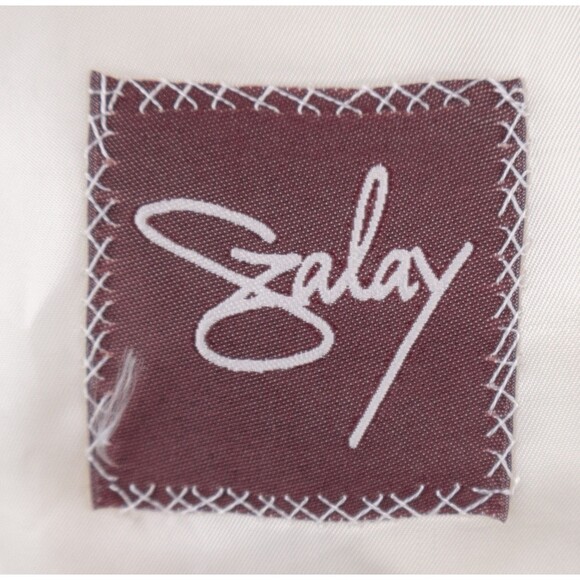 Scabal Mens Sport Coat Jacket Blazer Sz 34R Wool Finest Cloth Two Button Beige - Picture 11 of 14